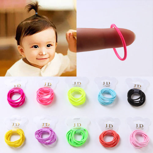 High Quality 10PCS/Lot Children Small Elastic Hair